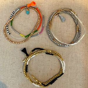 KEEP Collective Trio Stretch Bracelets- All 3!